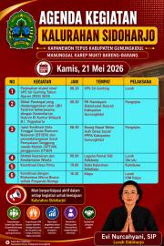 Agenda Kegiatan Tanggal 21 Mei 2026 Pemerintah Kalurahan Sidoharjo